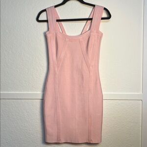 Marciano Soft Pink Bodycon Dress